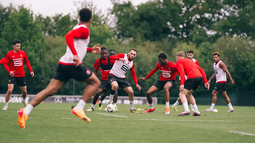 Le groupe pour Reims / SRFC