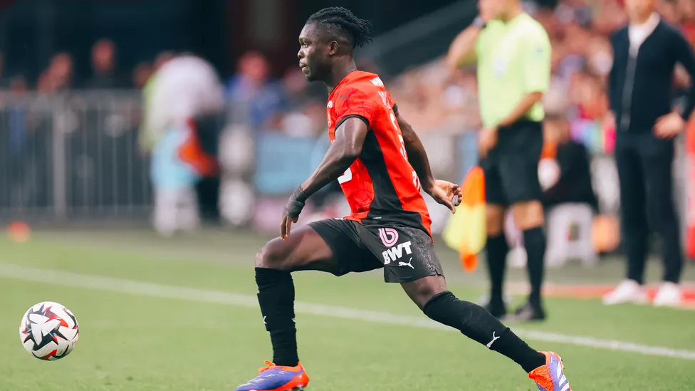 Alidu Seidu, défenseur du Stade Rennais F.C.